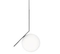 FLOS lampe à suspension IC S2 (Acier chromé - Verre soufflé et métal)
