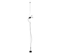 FLOS lampe à suspension PARENTESI (Blanc - acier / Élastomère)