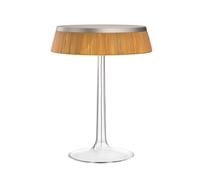 Flos Lampe de table Bon jour - Chrome mat - Rotin