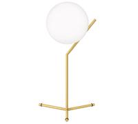 FLOS lampe de table IC T1 HIGH (Laiton brossé - Verre soufflé et métal)