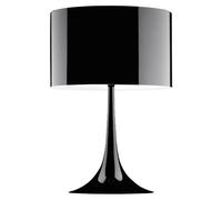 Flos Spun Light T1 Tischleuchte, noir brillant