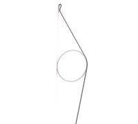 FLOS lampe murale applique WIRERING (Câble Gris anneau Blanc - Aluminium et caoutchou)