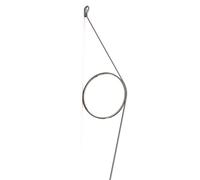 FLOS lampe murale applique WIRERING (Câble Gris anneau nickel Noir brillant - Aluminium et caoutchou)