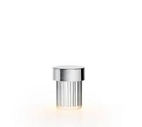 Flos Last Order Fluted Akku Tischleuchte, Outdoor - acier brillant
