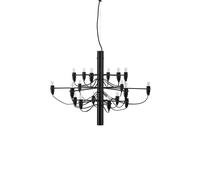 Flos 2097/18 Kronleuchter, noir mat, ampoules clair
