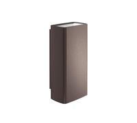 FLOS OUTDOOR lampe murale applique pour extérieur CLIMBER 87 UP & DOWN SPOT (Deep brown 2700K - aluminium et verre)
