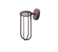 FLOS OUTDOOR lampe murale IN VITRO WALL 3000K DIMMABLE 1-10V (Deep brown - aluminium et verre)