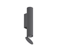 FLOS OUTDOOR lampe murale pour l'extérieur FLAUTA RIGA H 225 mm (4000K, anthracite - Aluminium)