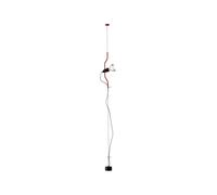 Flos Parentesi lampe sur pied et suspension Rouge
