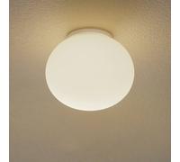 FLOS Plafonnier design MINI, dimmable, blanc, Salon / Salle à manger, Verre, Design, Plafonnier