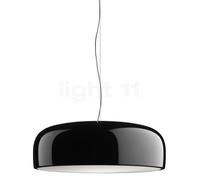Flos Smithfield Suspension LED noir brillant - Push Ce luminaire comporte des modules à LED prémontés de classes énergétiques A A++, A+, A