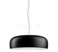 Flos Smithfield Suspension LED noir mat - Push Ce luminaire comporte des modules à LED prémontés de classes énergétiques A A++, A+, A