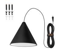 Flos String Light Cone Pendelleuchte, noir, 22m, Casambi