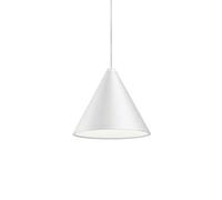 Flos Suspension conique String Lights LED blanc abat-jour conique