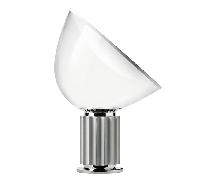 Flos Taccia LED PMMA Tisch-/Bodenleuchte, aluminium anodisé