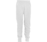 FLOSO Caleçon thermique enfant long unie THERM125 (hanche : 55cm (6-8 ans)) (blanc)