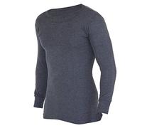 Floso - T-Shirt Thermique à Manches Longues (en Viscose) - Homme (S) (Charbon)