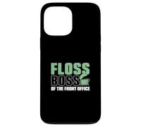 Floss Boss of The Front Office Réceptionnistes dentaires drôles Coque pour iPhone 13 Pro Max