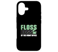 Floss Boss of The Front Office Réceptionnistes dentaires drôles Coque pour iPhone 17
