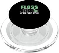 Floss Boss of The Front Office Réceptionnistes dentaires drôles PopSockets PopGrip pour MagSafe