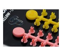 Floss Caps Pink/Yellow