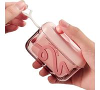 Floss Dispenser, Floss Container, Refillable Organizer, Automatic Thread Release, Portable Tool for Hotels Restaurants Homes, 2.76x3.54x1.18 Inches