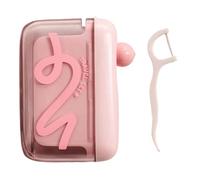 Floss Dispenser, Travel Storage Case, Automatic Flosser Organizer, 2.76x3.54x1.18 inches, Compact Teeth Cleaning Tool, Portable Supplies for Hotels, Restaurants, Vacation