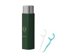 Floss Holder - Refillable Automatic Storage Box Case, Floss Pick Box Holder for Cleaning Care Trips Carry Camping Bathroom Daily Home Offices | College Dorm Bathroom, Hotel Stay Hygiene Kit, Commute