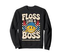 Floss Like A Boss - Children Dental Health Month Sweatshirt
