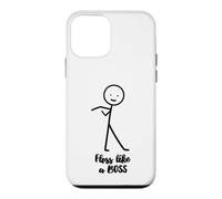 Floss Like A Boss Stick Figure Stickman Doodle imprimée drôle Coque pour iPhone 12 Mini