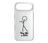 Floss Like A Boss Stick Figure Stickman Doodle imprimée drôle Coque pour iPhone Air