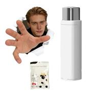 Floss Pick Box-Refillable Floss Pick Box Upgrade Portable Automatic with 100 Pcs Dental for Cleaning Teeth and Oral Care at Dating Travel Hotels (White,1pcs)