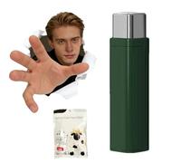 Floss Pick Box-Refillable Floss Pick Box Upgrade Portable Automatic with 100 Pcs Dental for Cleaning Teeth and Oral Care at Dating Travel Hotels (Green,1pcs)