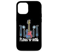 Floss Rock and Roll Dentiste Dentaire Bureau Humour Musique Coque pour iPhone 12/12 Pro