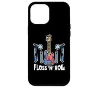 Floss Rock and Roll Dentiste Dentaire Bureau Humour Musique Coque pour iPhone 12 Pro Max