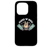 Floss Rock and Roll Dentiste Dentaire Bureau Humour Musique Coque pour iPhone 15 Pro