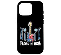 Floss Rock and Roll Dentiste Dentaire Bureau Humour Musique Coque pour iPhone 16 Pro