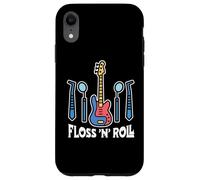 Floss Rock and Roll Dentiste Dentaire Bureau Humour Musique Coque pour iPhone XR