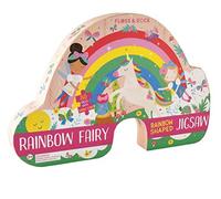 Floss & Rock Puzzle 80 pièces en forme de fée arc-en-ciel