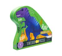 Floss & Rock Puzzle dinosaure en forme de dinosaure avec boîte formée, 40 pièces, 55 cm