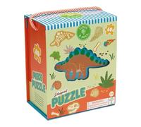 Floss & Rock Puzzle en forme de dinosaure, 60 pièces, 50,8 x 33 cm, multicolore