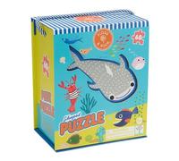 Floss & Rock Puzzle en forme d'océan, 60 pièces, 50,8 x 33 cm, multicolore