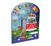 Floss & Rock Stick & Play Livres d'autocollants réutilisables pour enfants de 3 ans et plus