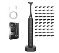 Flosser Electrique avec 50 Têtes de Rechange,Detartreur Dentair,Fil Dentaire Electrique Portable,3 Modes,IPX7, Rechargeables pour le soin des Dents et des Gencives