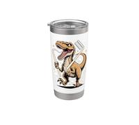 Flossoraptor Dental Assistant Dinosaur Tooth Pun Gobelet isotherme en acier inoxydable double paroi