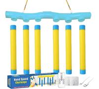 Flossty Jeu Attraper des Bâtons, Jeu De Défi À La Vitesse Manuelle, Hand Speed Challenge 3 Vitesses Réglables, pour Une Formation De Coordination des Yeux À La (Jaune)