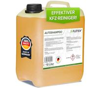 Flotex - Shampooing concentré pour voiture dans un bidon pratique de 10 l | Shampooing pour voiture pour nettoyeur haute pression | Nettoyant pour voiture, camion, camping-car et moto