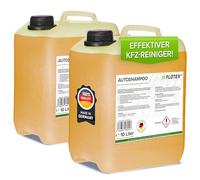 Flotex - Shampooing concentré pour voiture dans un bidon pratique de 2 x 10 l | Shampooing de voiture pour nettoyeur haute pression | Nettoyant de voiture pour voiture, camion, camping-car et moto