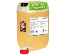 Flotex - Shampooing concentré pour voiture dans un bidon pratique de 25 l | Shampooing de voiture pour nettoyeur haute pression | Nettoyant de voiture pour voiture, camion, camping-car et moto