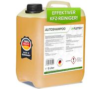 Flotex - Shampooing concentré pour voiture dans un bidon pratique de 5 l | Shampooing de voiture pour nettoyeur haute pression | Nettoyant de voiture pour voiture, camion, camping-car et moto